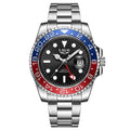 Montre Homme LIGE en acier – Quartz, date et aiguilles lumineuses